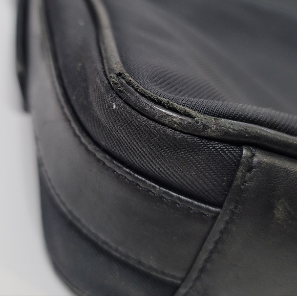 COACH Black Canvas Leather Crossbody Shoulder Laptop Bag N9J2L-5118 - Picture 6 of 7